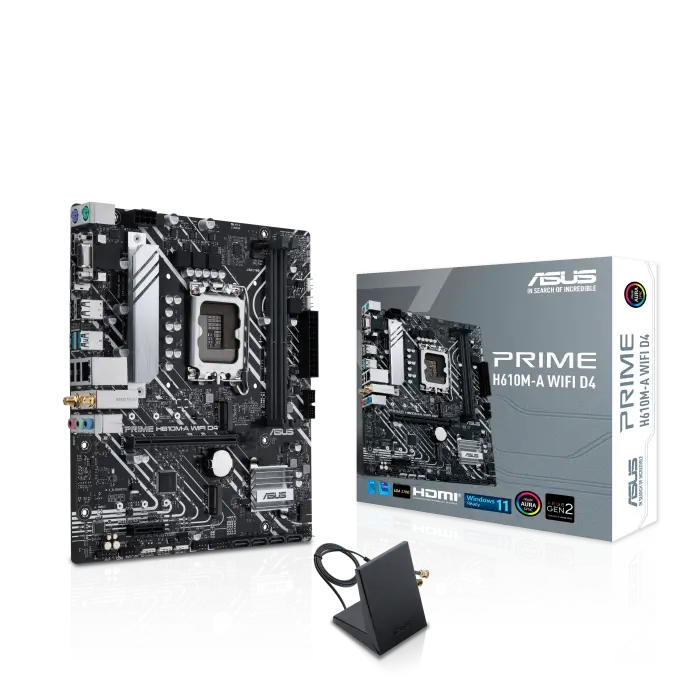 Best Asus Prime H610m-A D4 WiFi Intel Motherboard in Dubai, UAE Best Asus Prime H610m-A D4 WiFi Intel Motherboard in Dubai, UAE